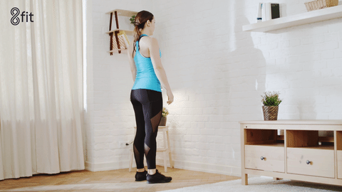 workout shove off GIF by 8fit