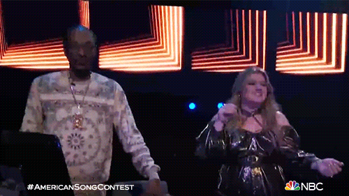 Enjoying Kelly Clarkson GIF by NBC