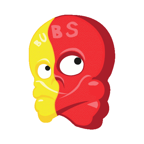 skalle nammi Sticker by BUBS Godis