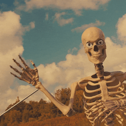 Halloween Hello GIF by This GIF Is Haunted