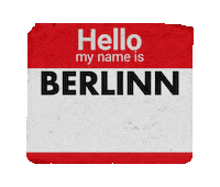 Name Tag Sticker by BERLINN
