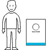 Charging Electric Car Sticker by sonnenCommunity