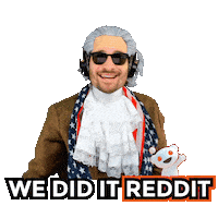 Sarcastic We Did It Sticker