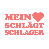 meinherzschlaegtschlager animation logo mhss meinherzschlägtschlager Sticker