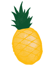 Pop Pineapple Sticker by Simply Beverages