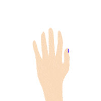 Alina_Grolms girl hand winken konfetti Sticker