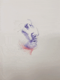 HaritonB drawing mayan ballpoint hariton GIF