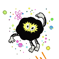 Space Monster Sticker