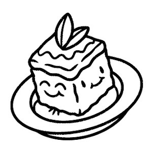 Doodles Lasagna Sticker