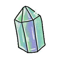pageofwandsdesign sparkle glitter witch crystal Sticker