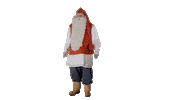 Santa Claus Christmas Sticker by The Elves!