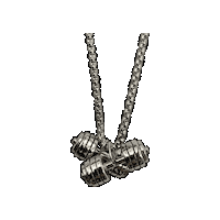 Pendant Dumbell Sticker by J&M Jewelry