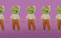 lettuce head dance GIF by Salad for President