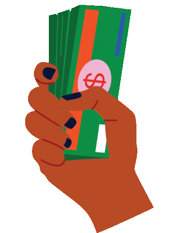 dailypay giphyupload money cash pay Sticker