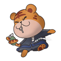 Tiger Singapore Sticker