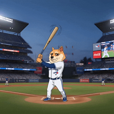 Shiba Inu Baseball GIF by Doge Pound