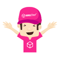 happy pink Sticker