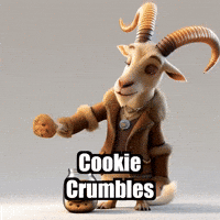 Sad Cookie Crumbles GIF by Radiantelope