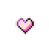 Heart Pixel Sticker