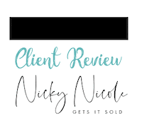 Real Estate Sticker by Nicky Nicole Gets It Sold