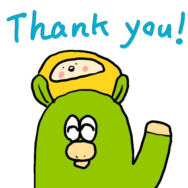 Thanks Thank You Sticker