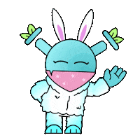 Waving Sticker by Quirkies