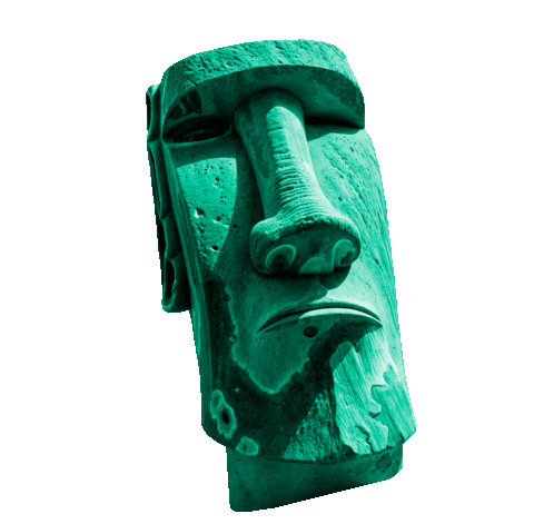 pinupchile giphyupload chile statue atacama Sticker