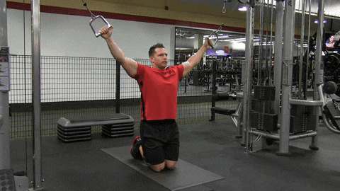 BamBamDoubleBB giphyupload kneeling cable crossover lat pull down GIF