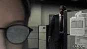 Office Knocking GIF by CAPCOM