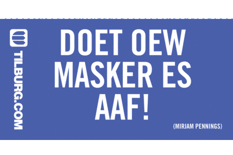Carnaval Masker Sticker by Tilburg.com