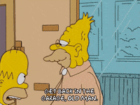 yelling homer simpson GIF