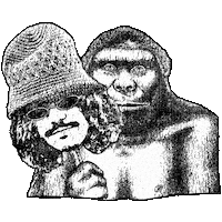 Mask Monkey Sticker