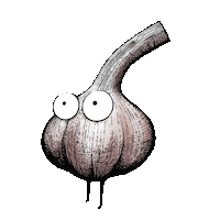 Garlic Sticker by Bushel & Peck