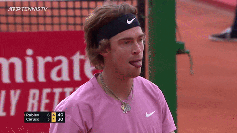 Vibing Funny Face GIF by Tennis TV