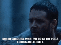 Vote Early North Carolina GIF by Creative Courage
