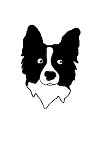 Dog River Sticker by Ky Heeke