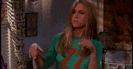 Stressed Jennifer Aniston GIF
