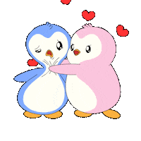 I Love You Kiss Sticker by Pudgy Penguins