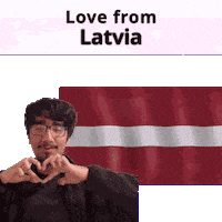 Lv Latvia Sticker