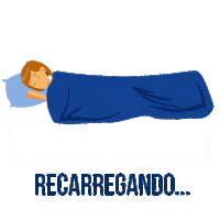 sleep recarregar Sticker by Ortobom