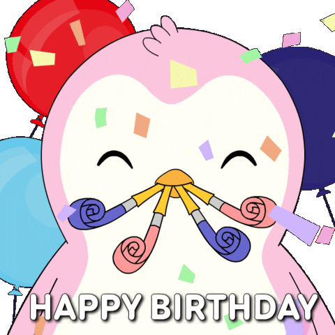 Happy Birthday Party GIF by Pudgy Penguins