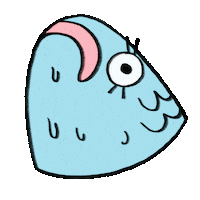 vanil_art crazy scared fish nervous Sticker