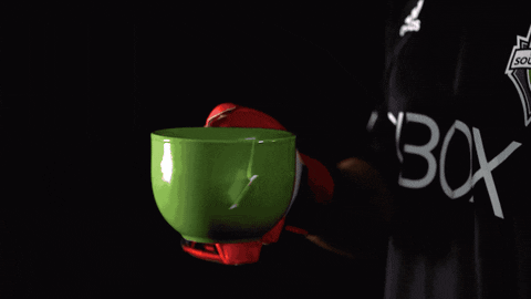 kermit the frog drinking GIF by Seattle Sounders
