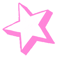 White Star Pink Sticker by Chasing Daelight