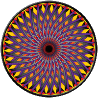 Geometry Moire Sticker