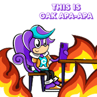 Reaction Image This Is Fine Sticker by Carinih