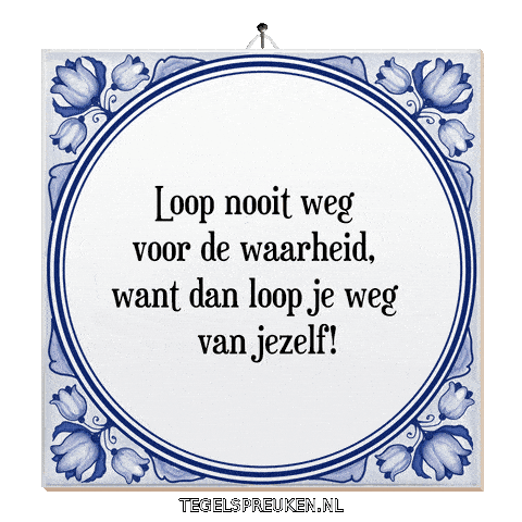 Humor Spreuk Sticker by Tegelspreuken.nl