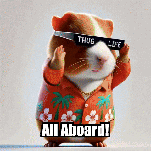 Guinea Pig Train GIF by Guinea Gambino