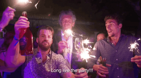 partying france GIF by 1st Look