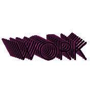 Design Work Hard Sticker by Hit Creative Studio